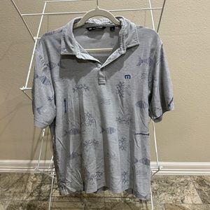 Nautical Travis Mathew Golf Polo